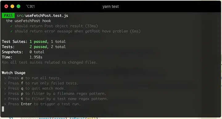 YarnCommandResult